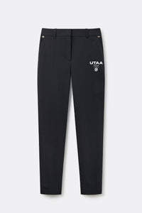 UTAA ローレルシンボルゴールデンボタンパンツ ブラック：レディース