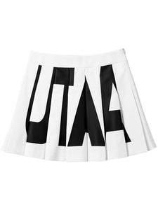 UTAA ボルドロゴフレアファンスカート ホワイト