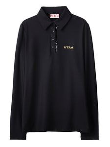 UTAA ギルドロゴPKスリーブ ブラック：レディース