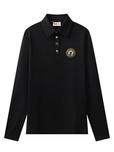 UTAA ギルトリングパンサーワッペンPKスリーブ ブラック : Women's