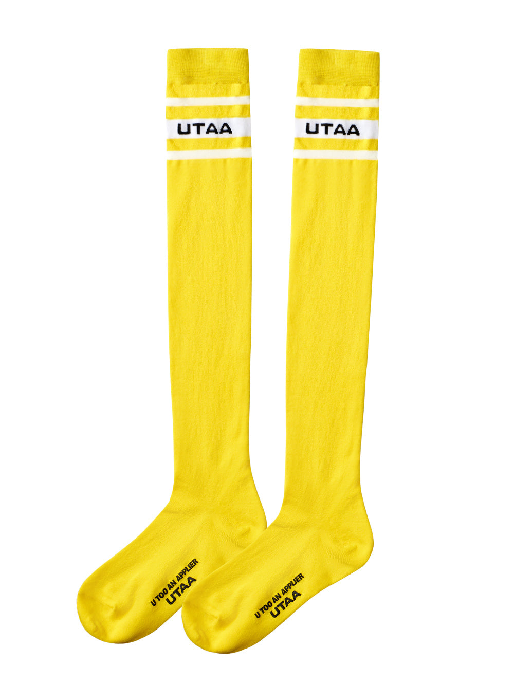 UTAA ネオンパッセンジャーロゴニーソックス イエロー