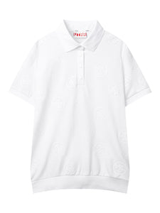 UTAA ロゴバブルPK Tシャツ ホワイト：レディース