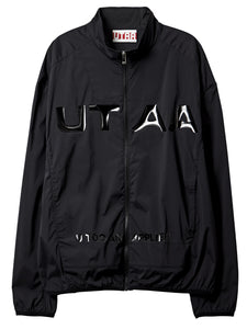 UTAA プレスウインドブレーカージャンパー ブラック：メンズ