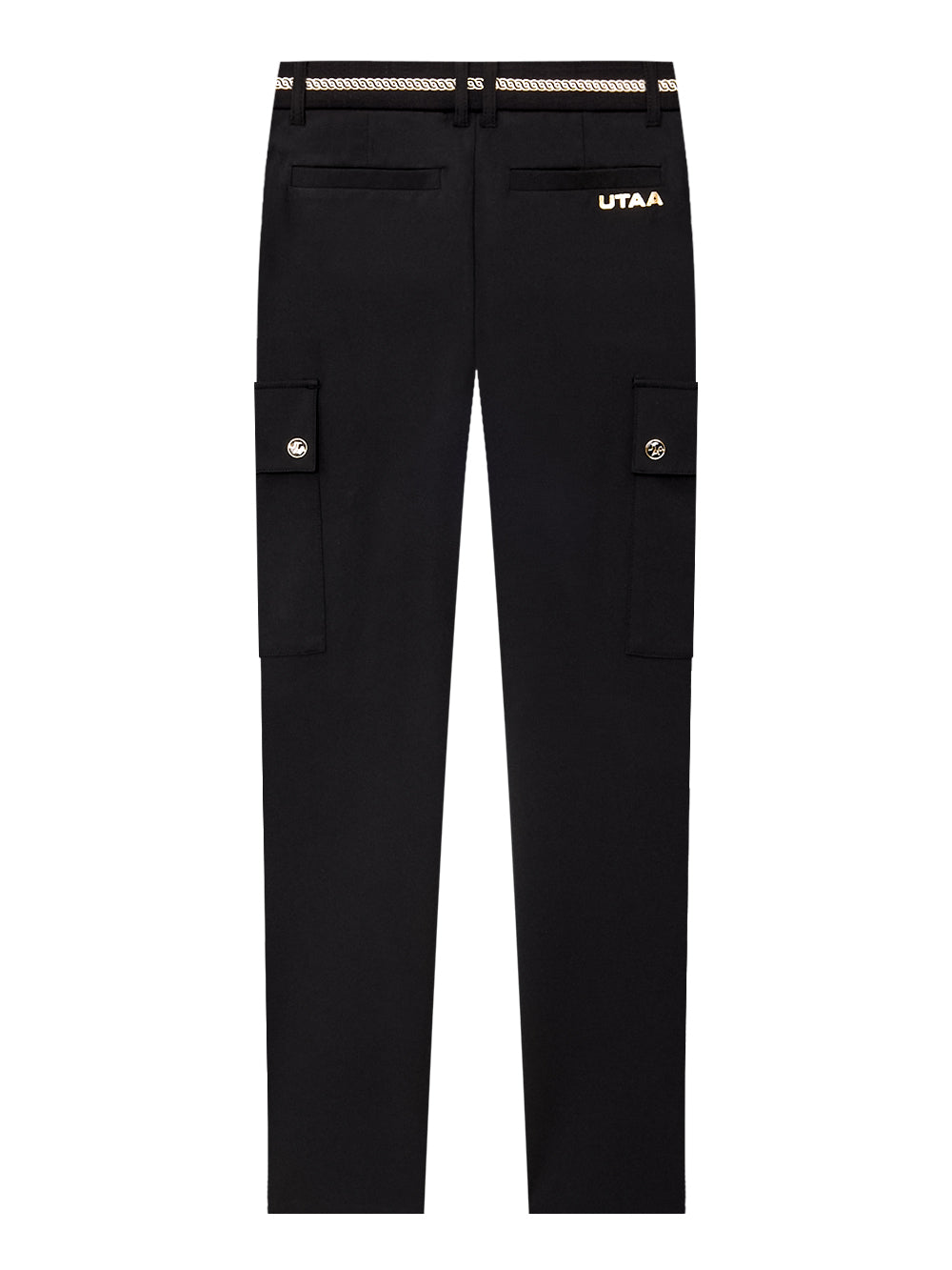 UTAA ギルトリングパンサーワッペンポケットパンツ ブラック : Men's