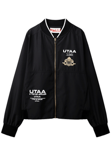 UTAA ゴールデンクラウンリングパンサーウィンドブレーカー ブラック：レディース