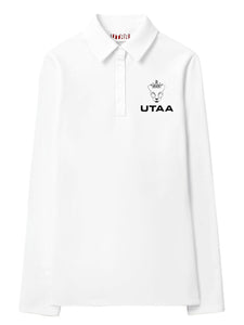 UTAA クラウンパンサーPKスリーブ ホワイト：レディース