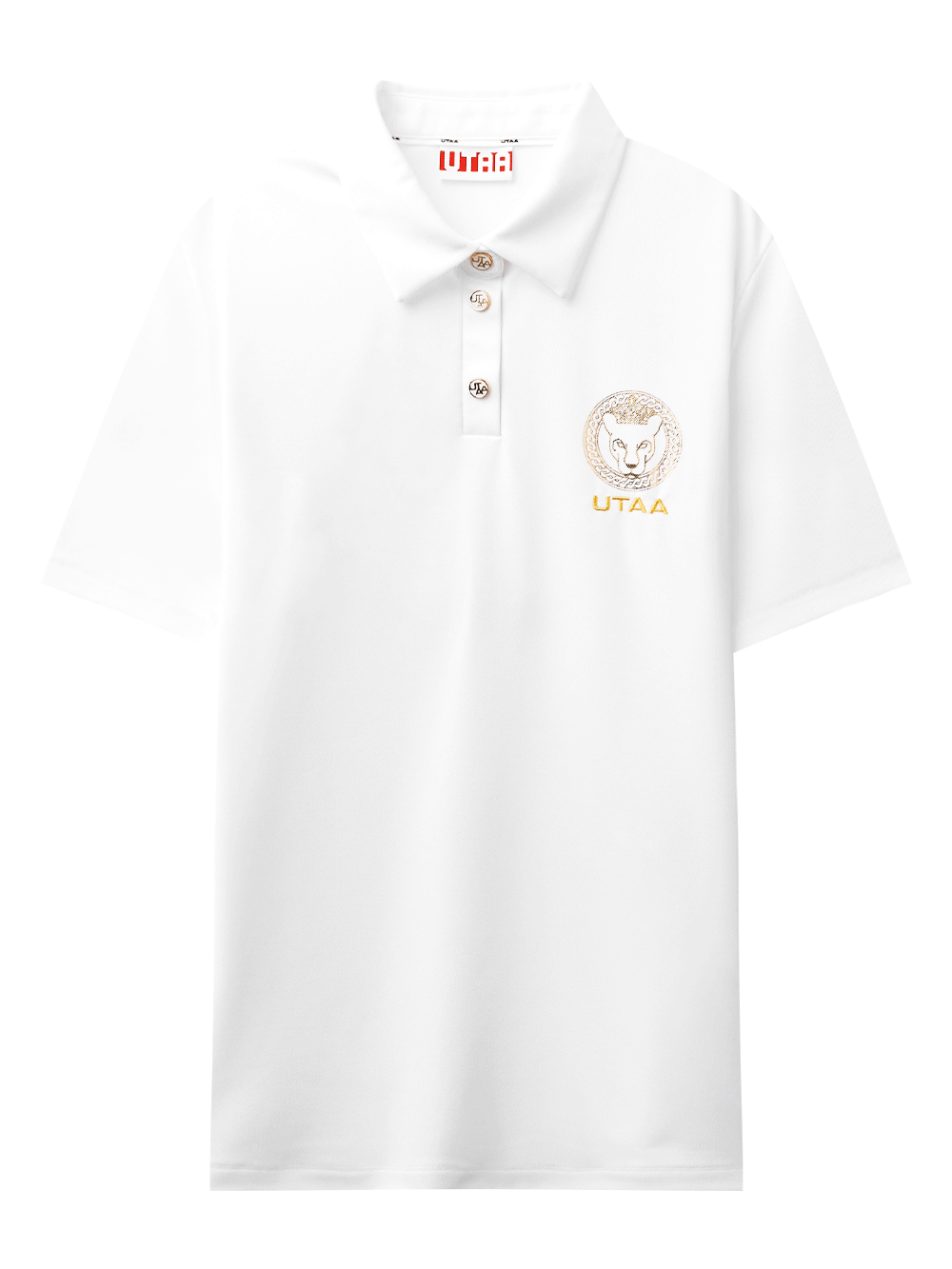 UTAA マーベルクラウンリングパンサーPK Tシャツ ホワイト：メンズ