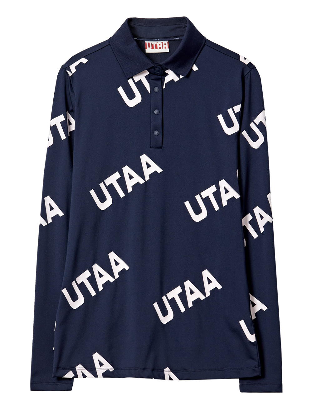 UTAA ロゴウェーブスリーブ ダークネイビー：レディース