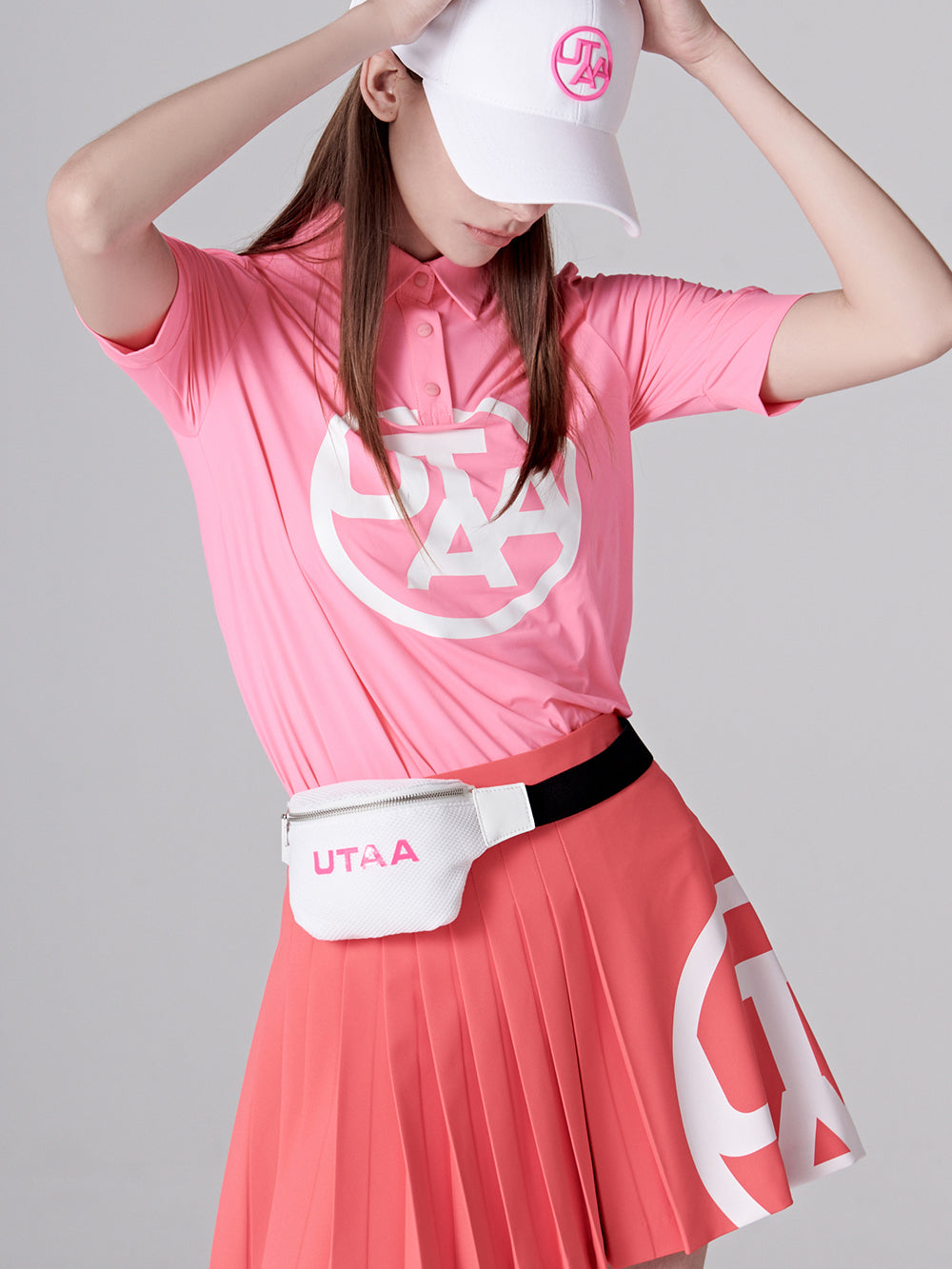 ユタ ロゴメッシュベルトバッグ