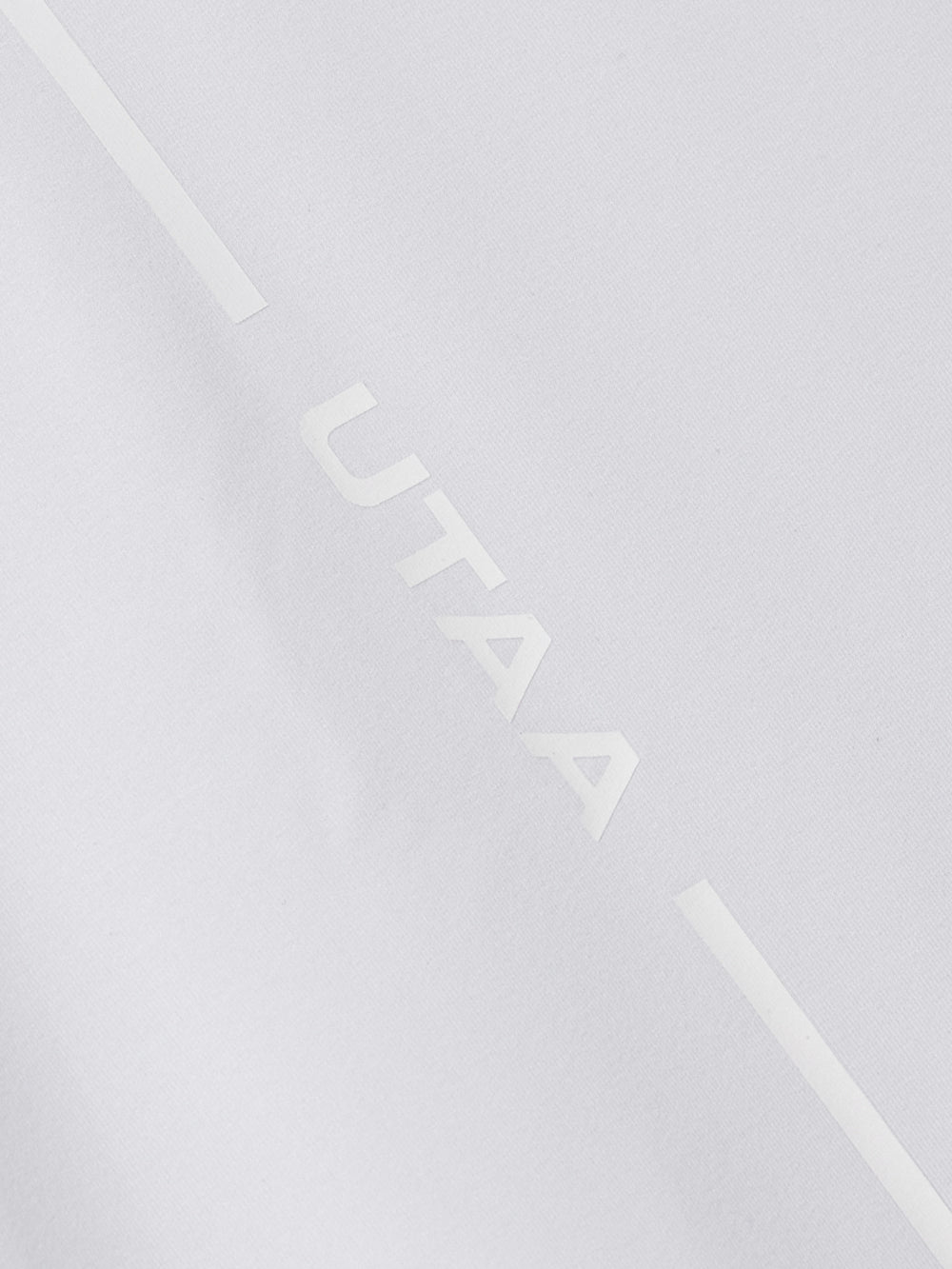 UTAA ロゴスリーブ ホワイト：レディース