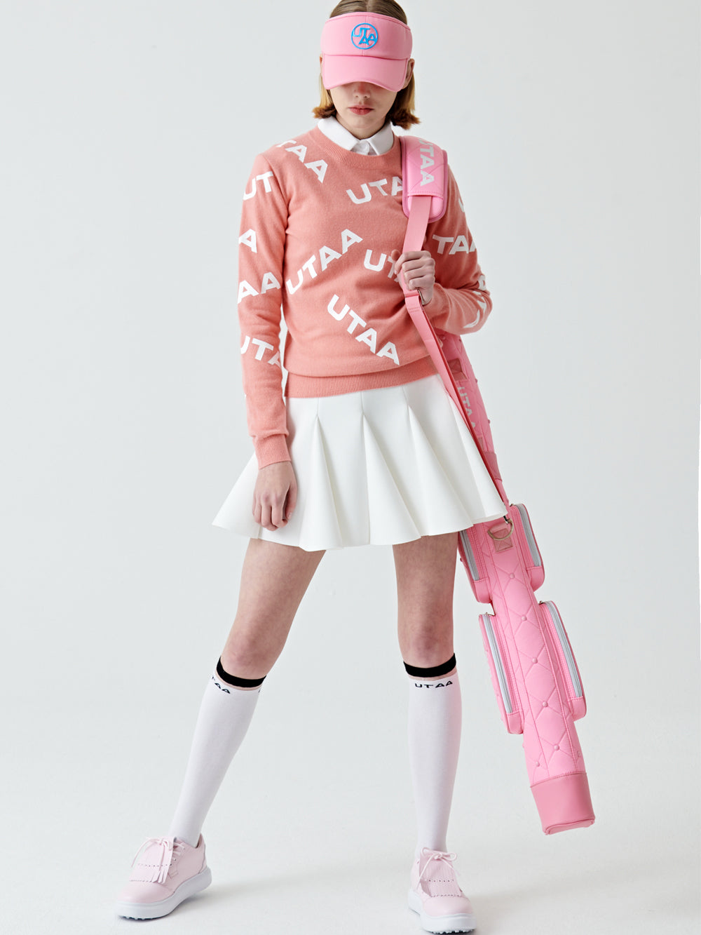 ユタ ロゴトラフィックニットプールオバー (女性用)