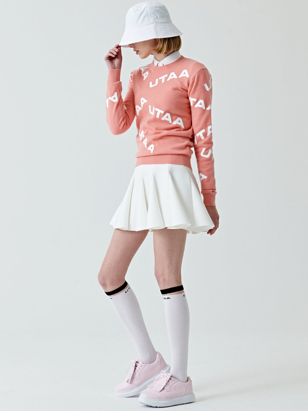 ユタ ロゴトラフィックニットプールオバー (女性用)