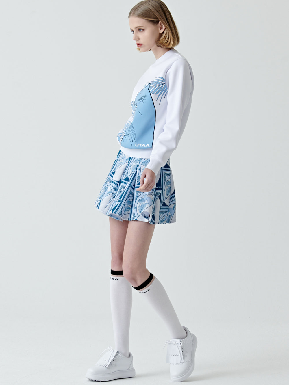 ユタ トロピカルパンサーネオプレンスウェットシャツ (女性用)