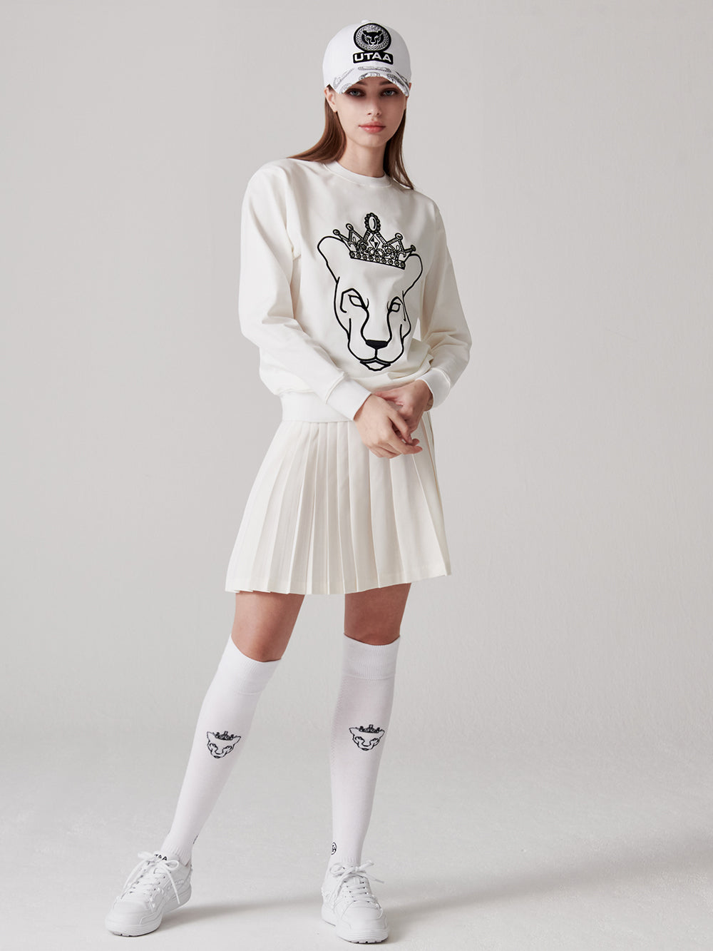 ユタ パンサーキュービッククラウンスウェットシャツ (女性用)
