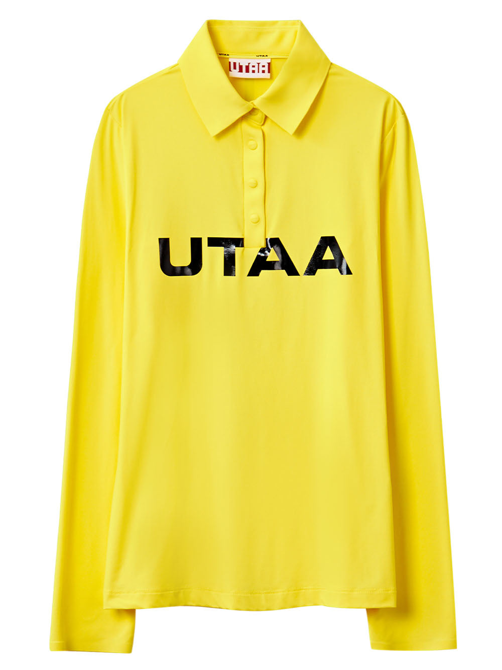 UTAA ロゴポロスリーブ イエロー：レディース