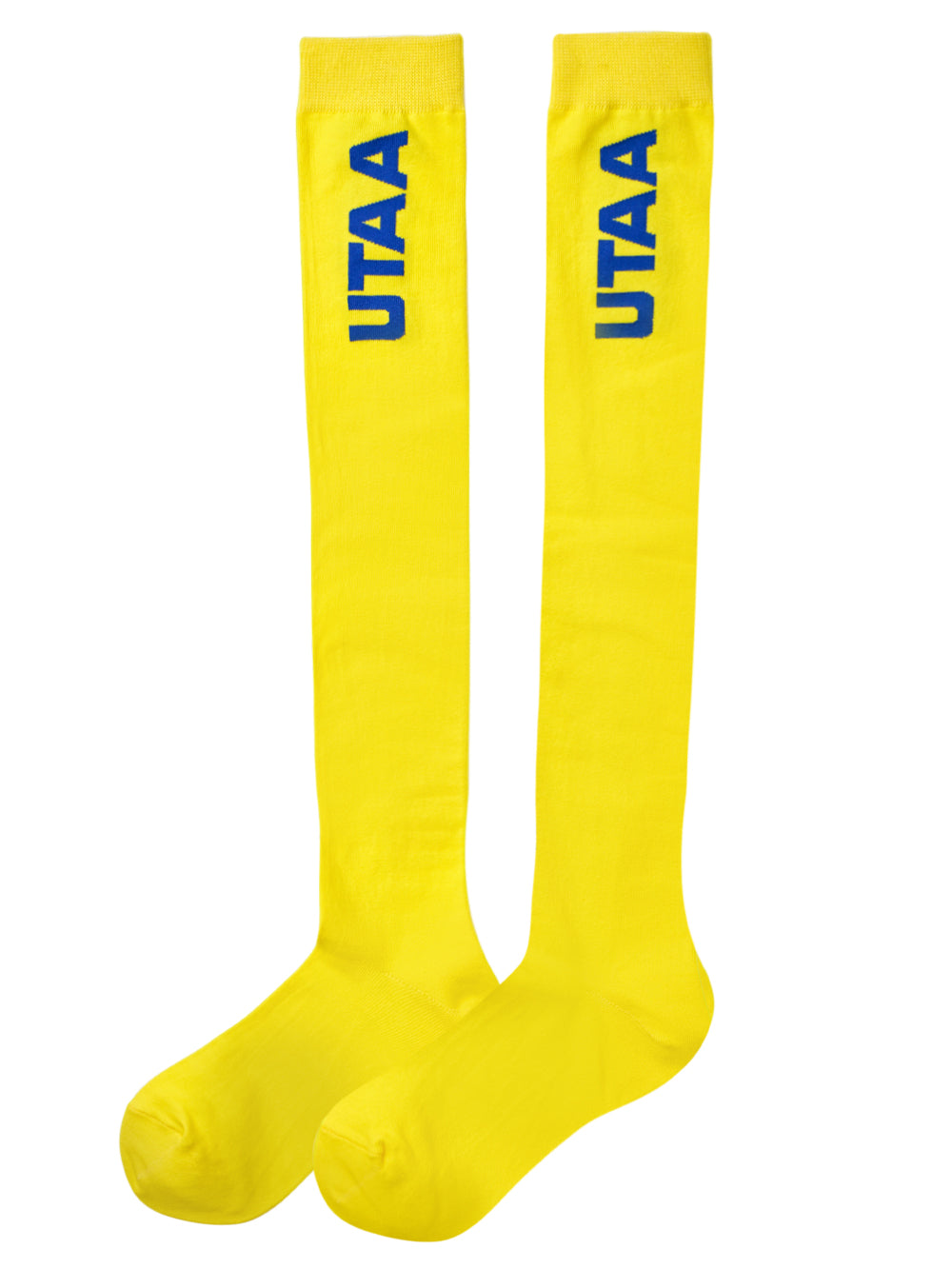 UTAA ロゴKneeソックス イエロー : Women's