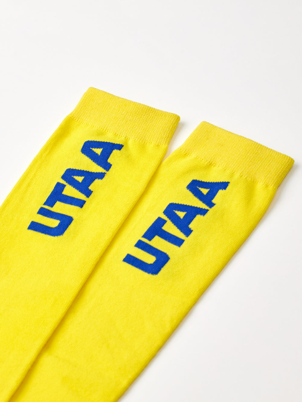 UTAA ロゴKneeソックス イエロー : Women's