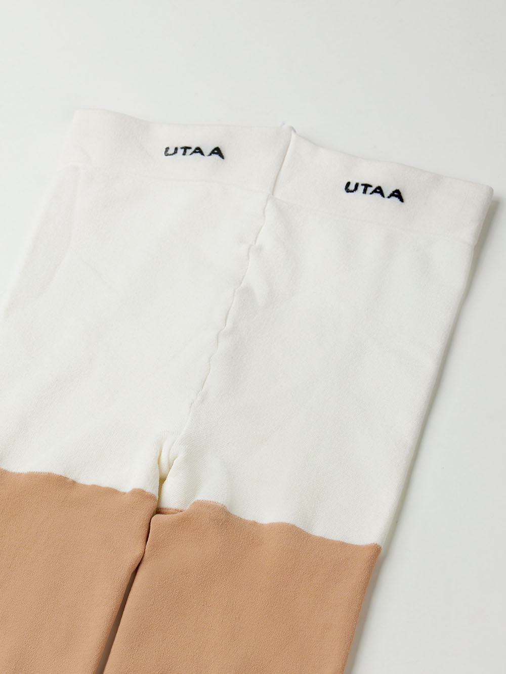 UTAA クラウンパンサーストッキングブロックタイツ ホワイト：レディース
