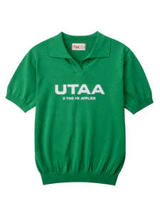 UTAA PuttロゴニットPKTシャツ グリーン : Women's