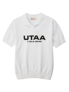 UTAA PuttロゴニットPKTシャツ ホワイト : Women's