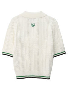 UTAA PuttラインPKニットスリーブ ホワイト : Women's
