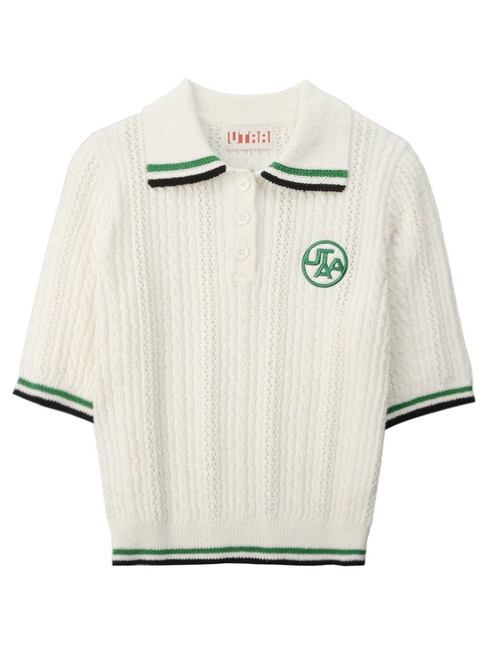 UTAA PuttラインPKニットスリーブ ホワイト : Women's