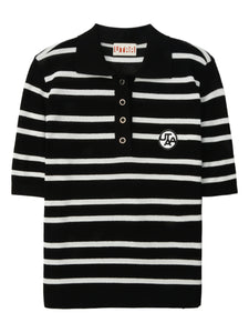 UTAA PuttストライプニットPKTシャツ : Men's