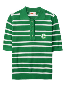 UTAA PuttストライプニットPKTシャツ グリーン : Men's