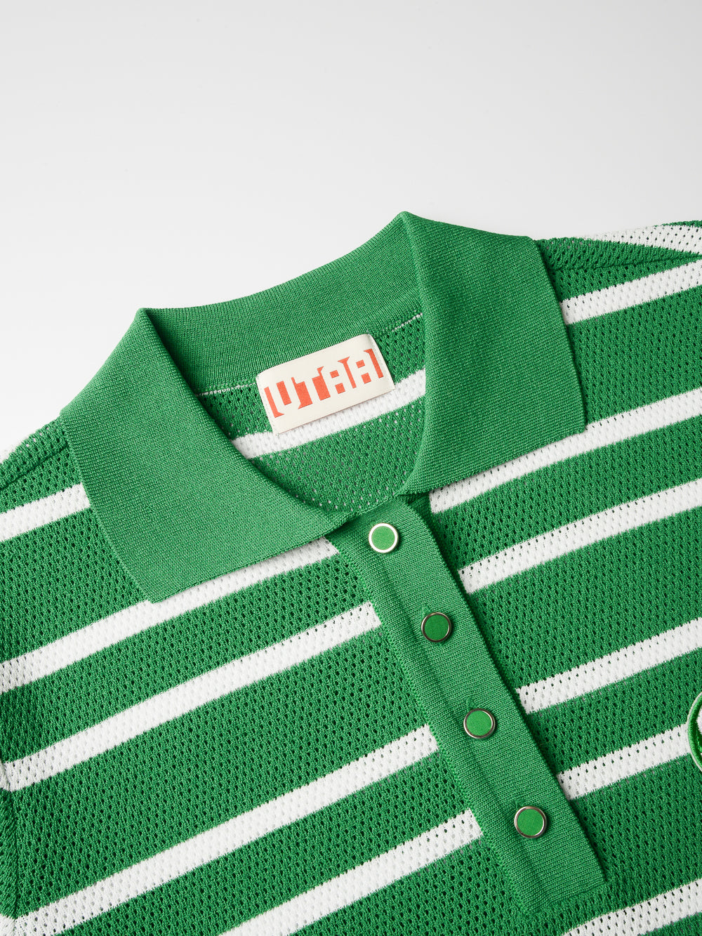 UTAA PuttストライプニットPKTシャツ : men's