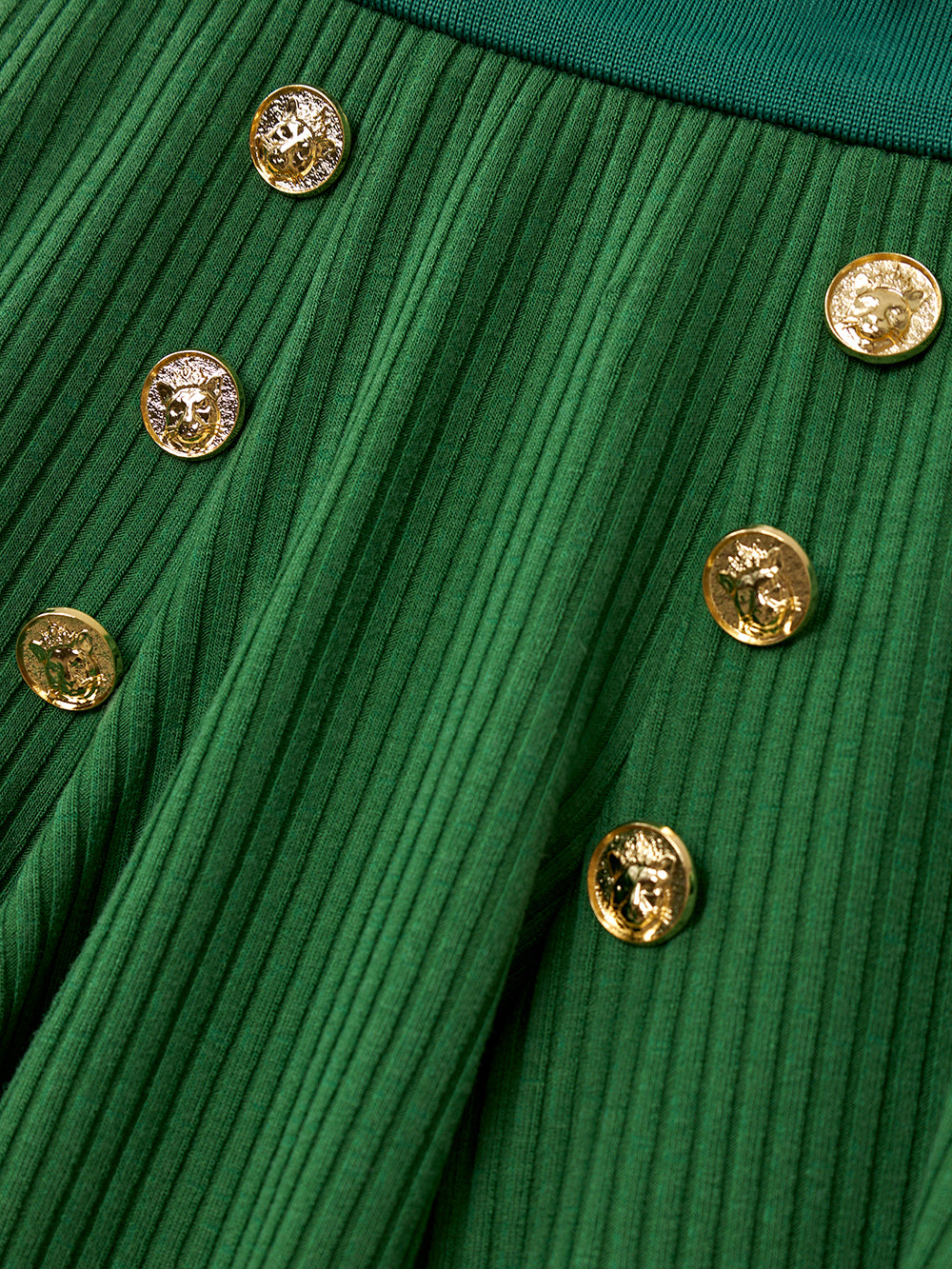 ユタ ドゥカットピンキングフレアスカート