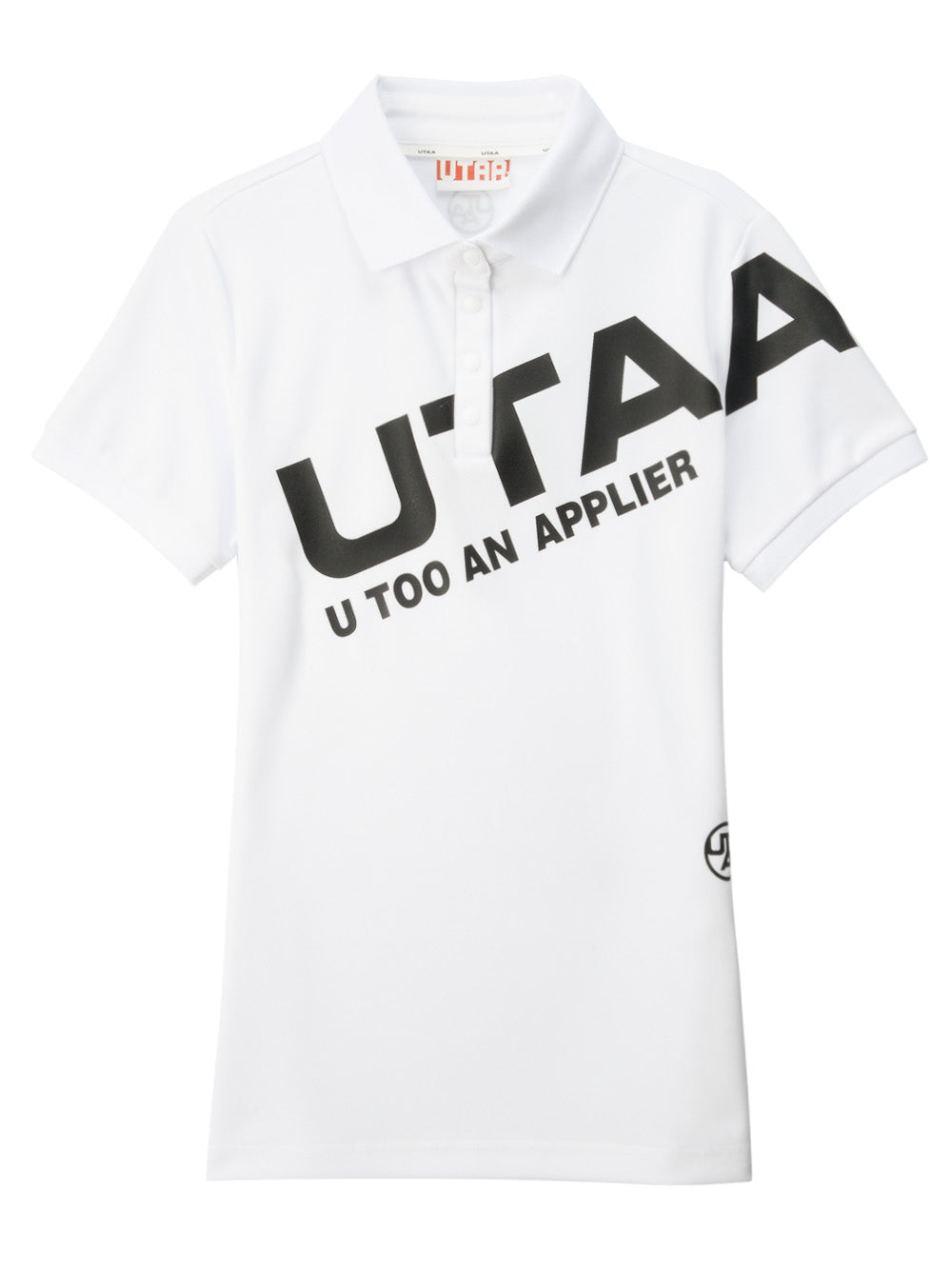 UTAA ロゴバウンスPKシャツ ホワイト : Women's
