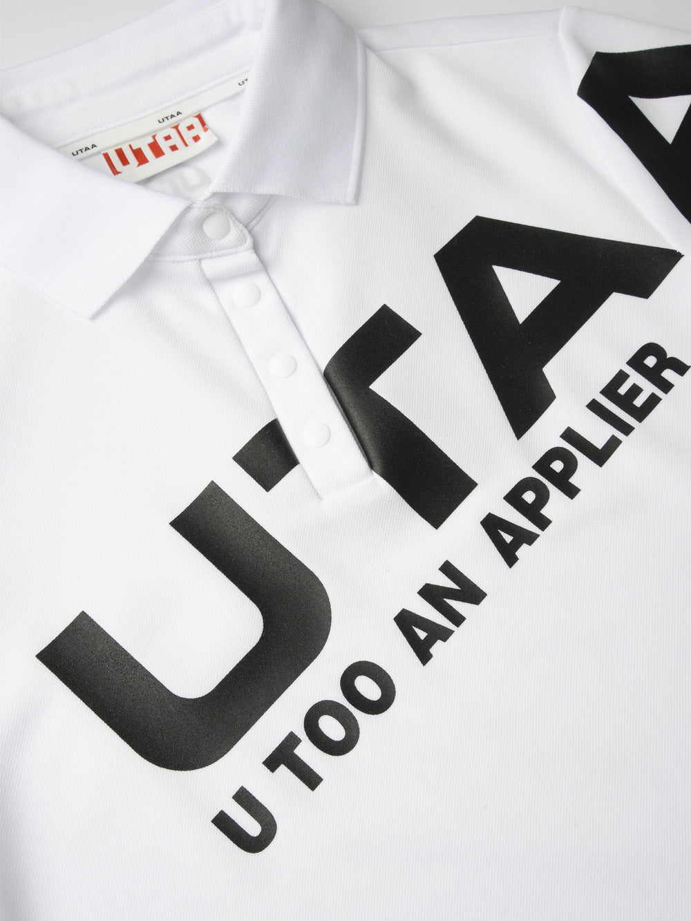 UTAA ロゴバウンスPKシャツ ホワイト : Women's