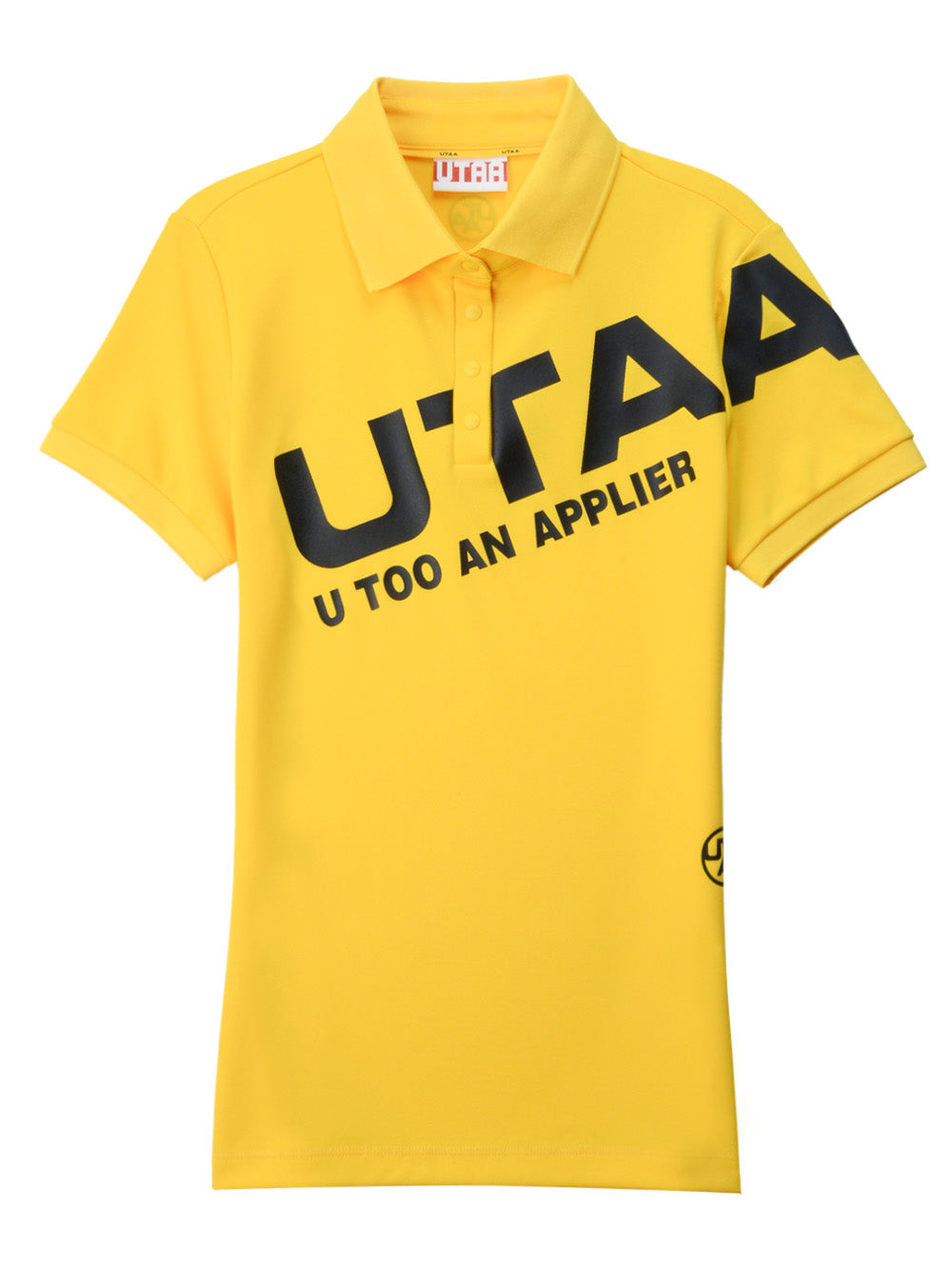 UTAA ロゴバウンスPKシャツ イエロー : Women's