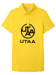 UTAA ロゴエンブレムPKシャツ イエロー : Women's