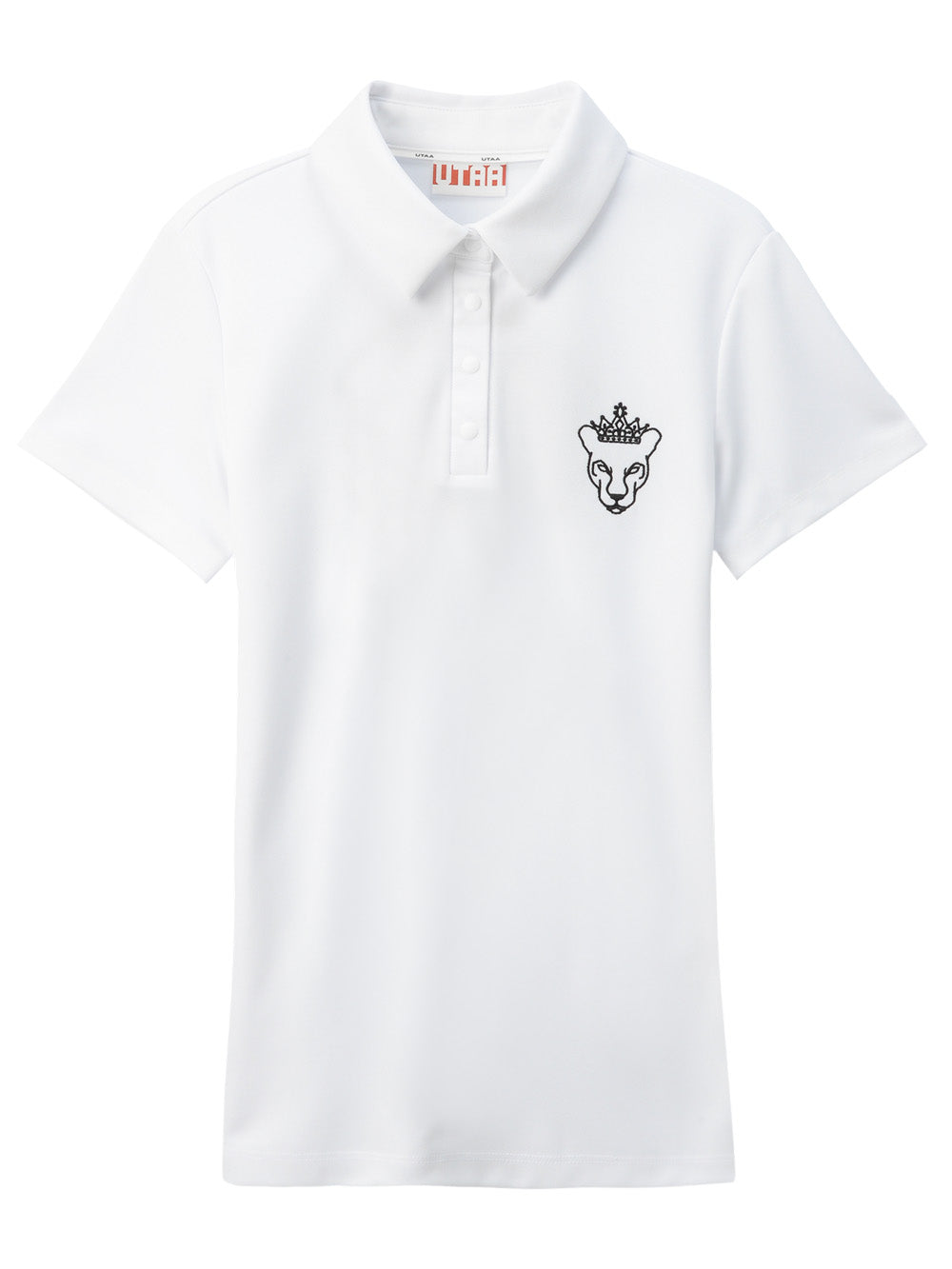 UTAA クラウンパンサーエンブレムPKTシャツ ホワイト : Women's