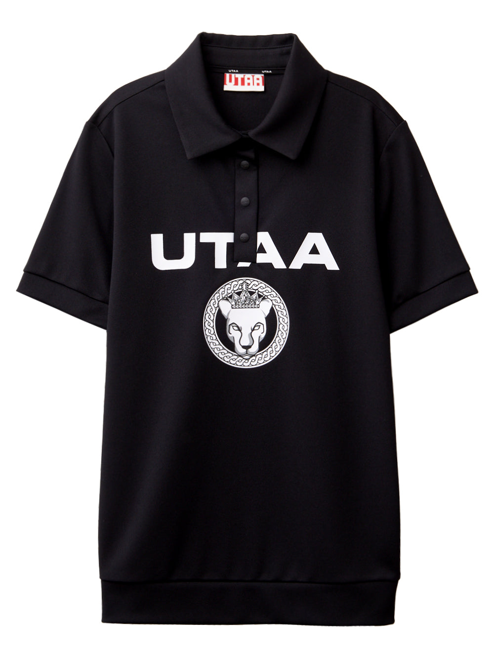 UTAA ロゴスクードリングパンサーTシャツ ブラック：レディース