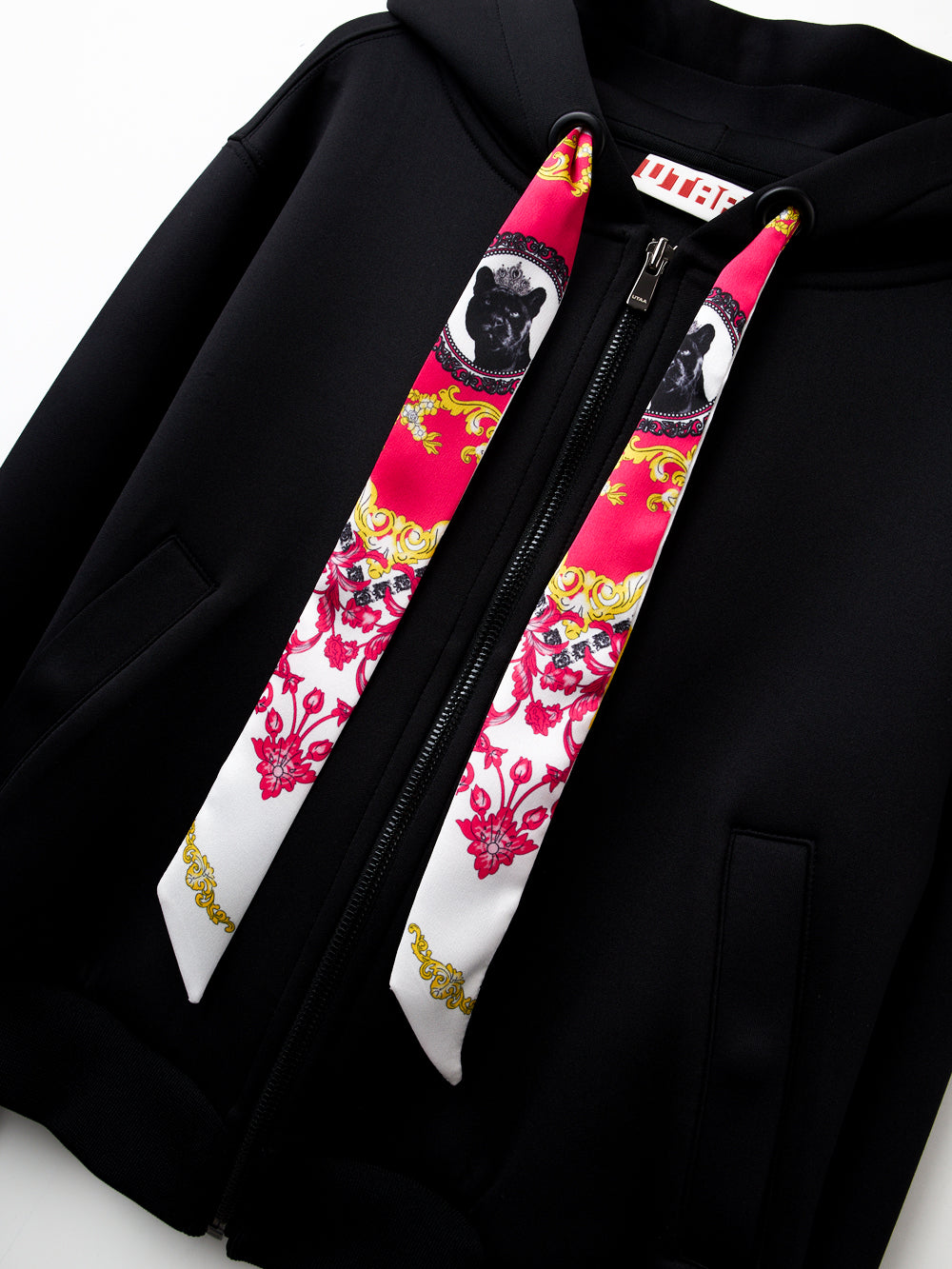 ユタ ネオンバロックスカーフネオプレンフードジップアップ (女性用)