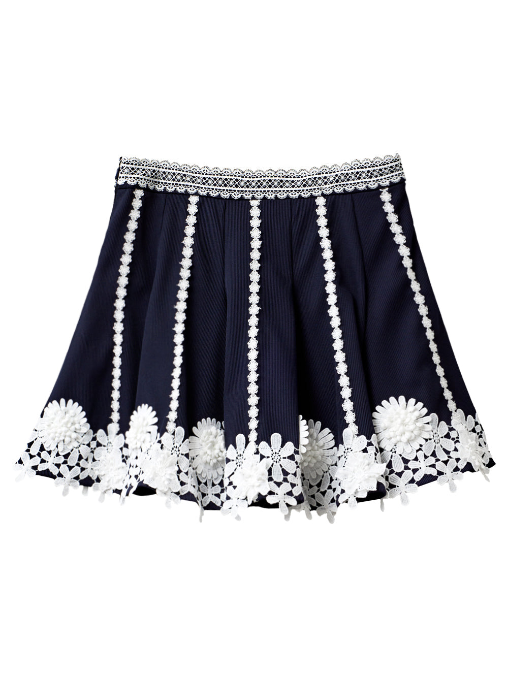UTAA ノートルダムFlowerレースフレアスカート : Women's