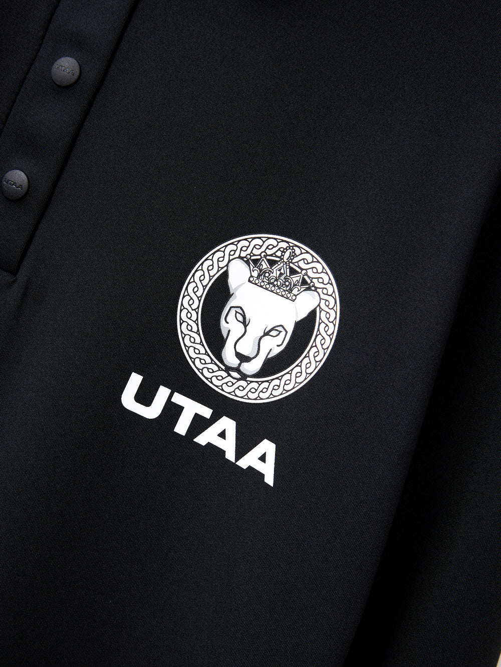 UTAA クラウンリングパンサーTシャツ ブラック：レディース