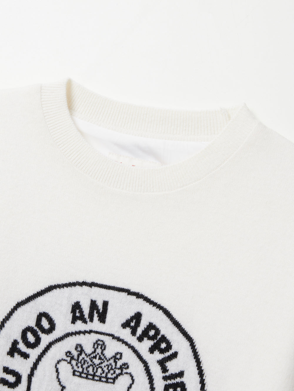 パンサーエンブレム ニットプルオーバー : Women's（アイボリー）