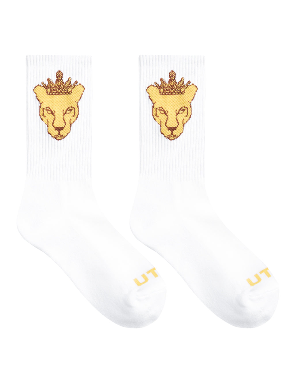 UTAA クラウンパンサーベーシックソックス ホワイト : Women's