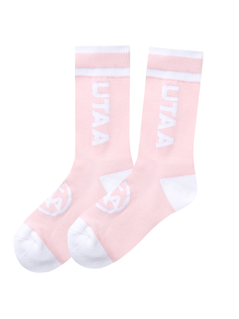UTAA Headロゴループベーシックソックス ライトピンク : Women's