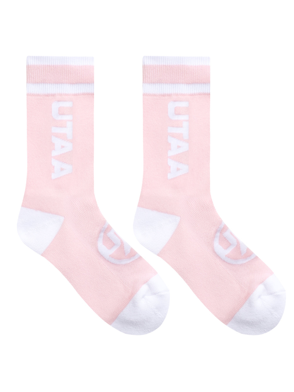 UTAA Headロゴループベーシックソックス ライトピンク : Women's