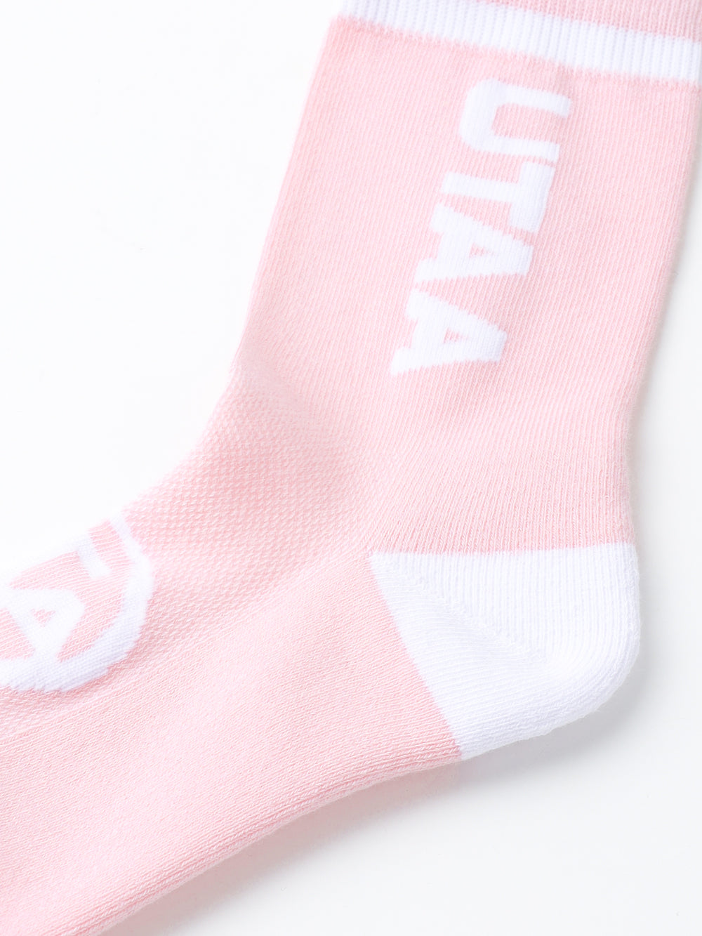 UTAA Headロゴループベーシックソックス ライトピンク : Women's