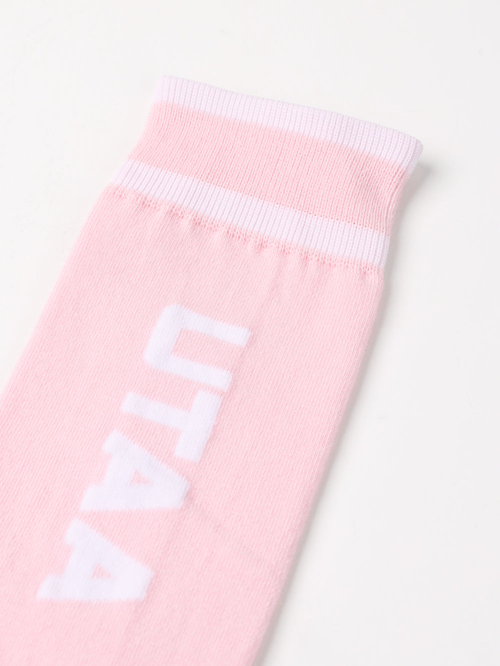 UTAA ヘッドロゴループストレッチニーソックス ライトピンク : Women's
