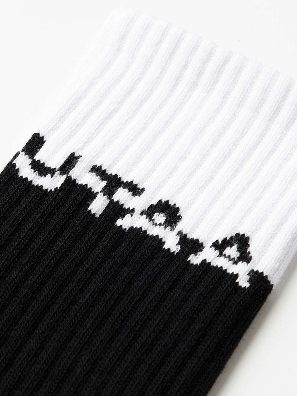 UTAA ロゴブロックモノソックス ブラック : Women's