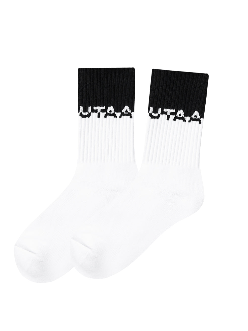 UTAA ロゴブロックモノソックス ホワイト : Women's