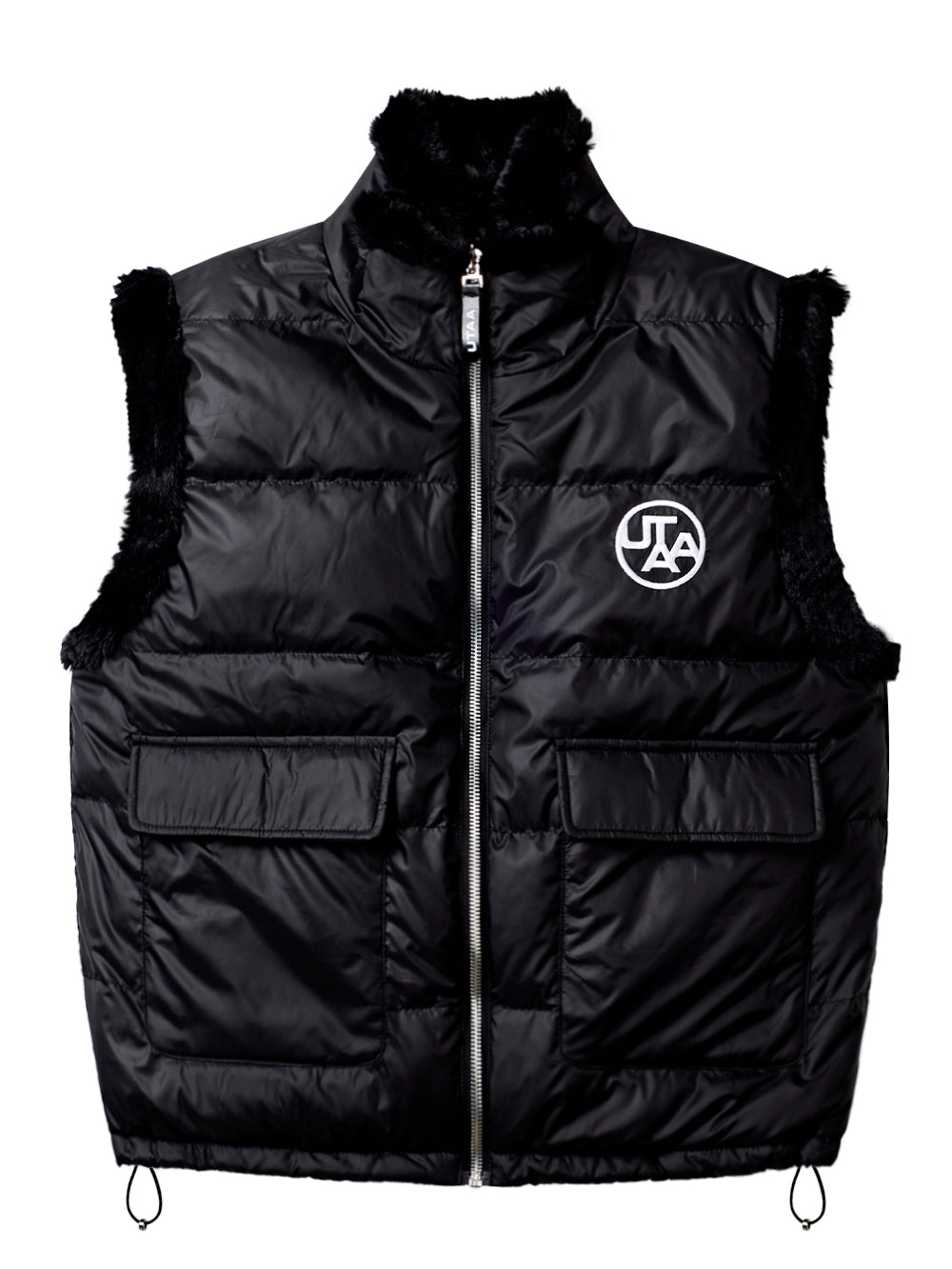 極美品✨ナル　NARU  ダウンベスト　リバーシブル　キルティング　ブラック黒 ☆STONE ISLAND☆ キルティング リバーシブル ダウンベスト
