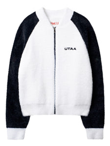 UTAA CircleエンブレムRaglanニットジャンパー ホワイト : Women's