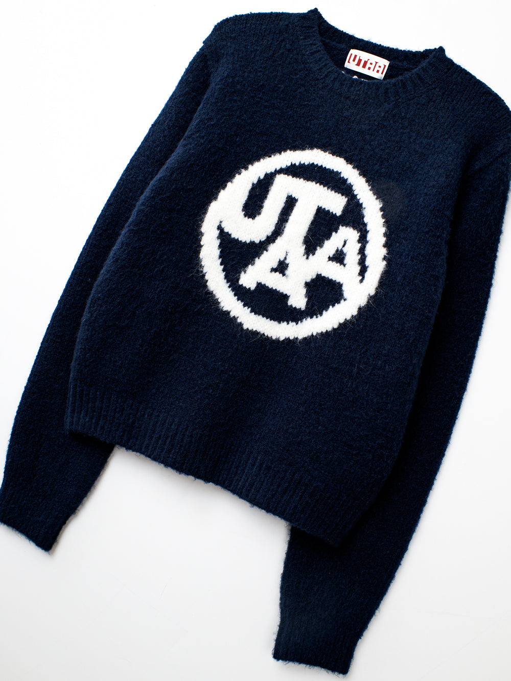 UTAA Neonカラーポップニットプルオーバー ネイビー : Women's